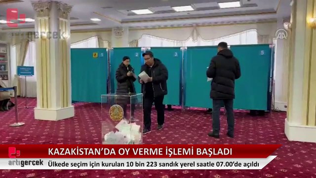 Kazakistan’da Meclis ve yerel meclis seçimlerinde oy verme işlemi başladı
