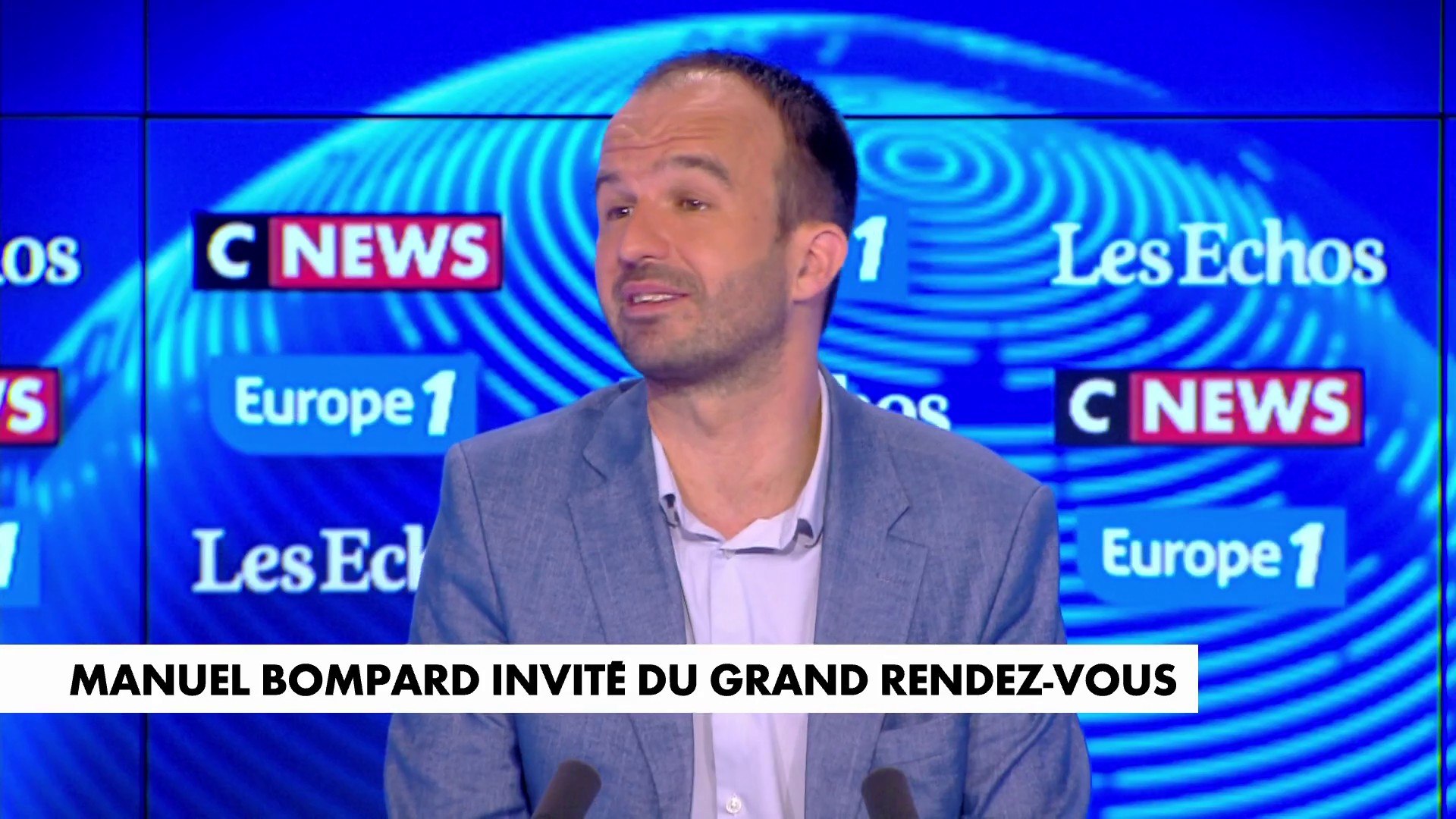 Photo : Jacques Vendroux invité dans L'Heure des Pros (CNews) le 9 janvier  2024 - Purepeople
