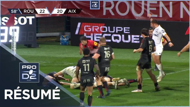 PRO D2 - Résumé Rouen Normandie Rugby-Provence Rugby: 29-29 - J24 - Saison 2022/2023