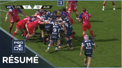PRO D2 - Résumé Colomiers Rugby-Stade Aurillacois: 38-17 - J24 - Saison 2022/2023