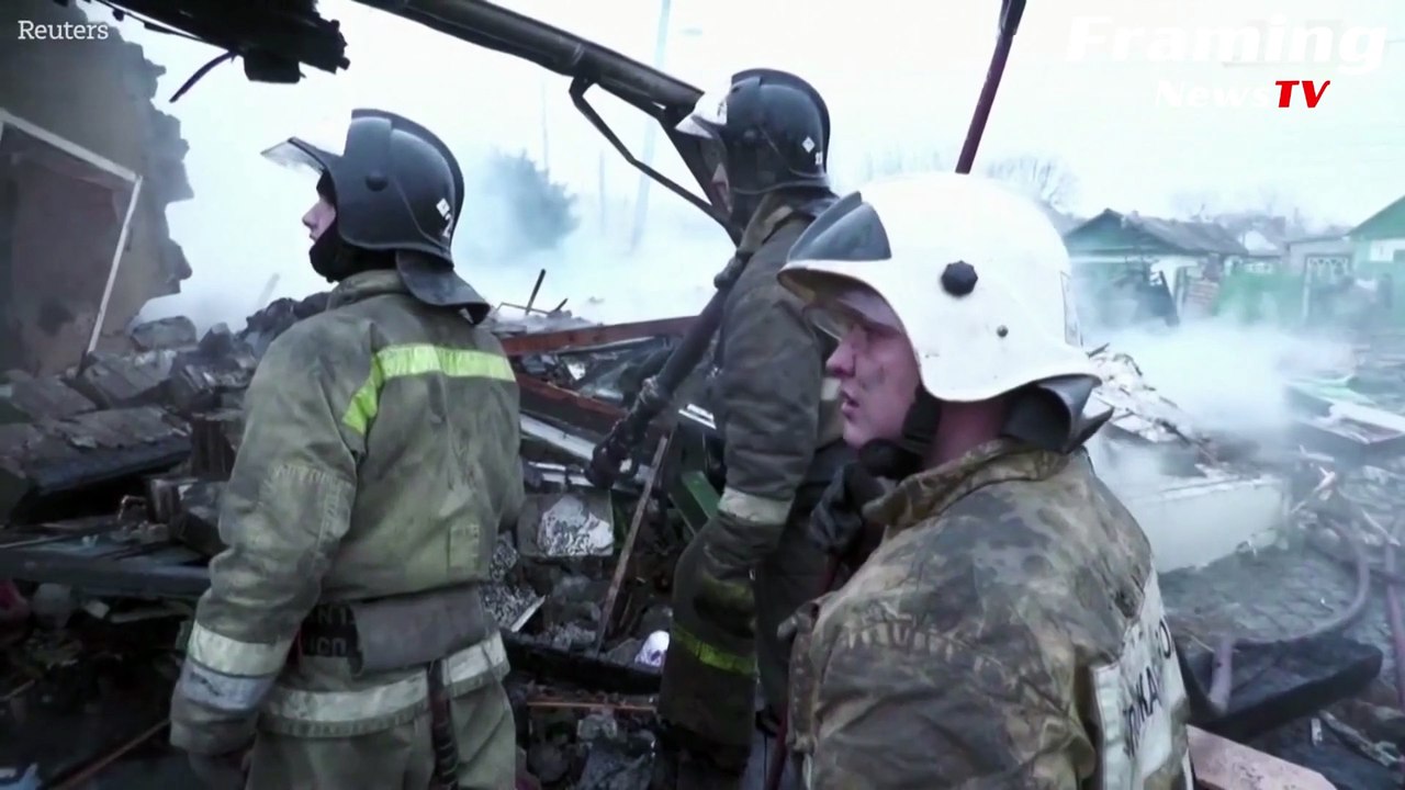 Beginilah Kondisi Bangunan yang Rata dengan Tanah setelah terkena Bom Rusia di wilayah Donetsk