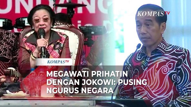 Megawati Kelakar Soal Jokowi: Makin Kurus, Pusing Ngurus Negara