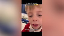 Six-year-old secretly records apology video on father’s phone