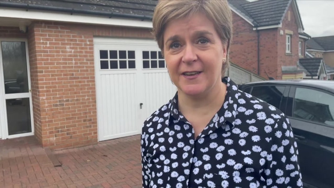Nicola Sturgeon says it was ‘right’ for husband Peter Murrell to step down