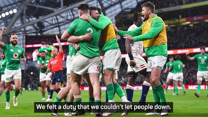 'A pinch yourself moment' - Ireland celebrate Grand Slam victory
