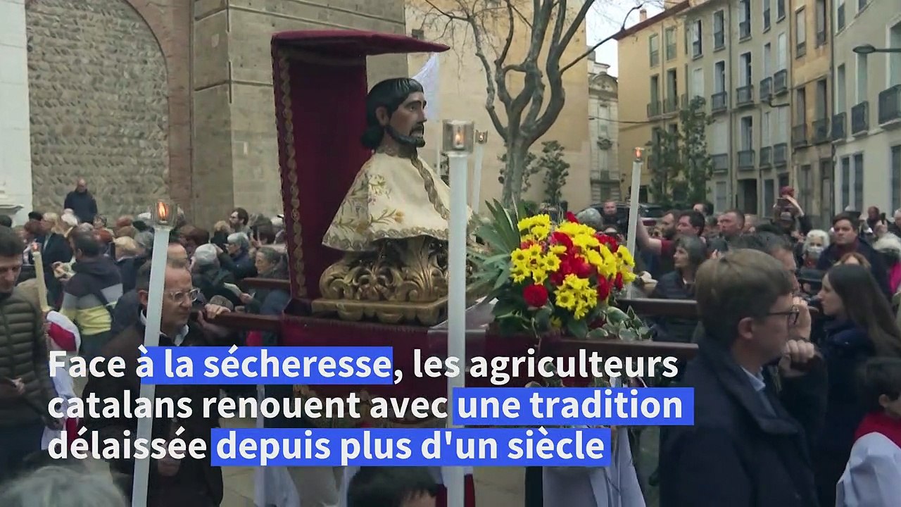 Les agriculteurs catalans invoquent Saint-Gaudérique pour faire tomber la pluie