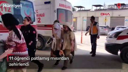 Video herunterladen: Patlamış mısır tüketen öğrenciler hastanelik oldu