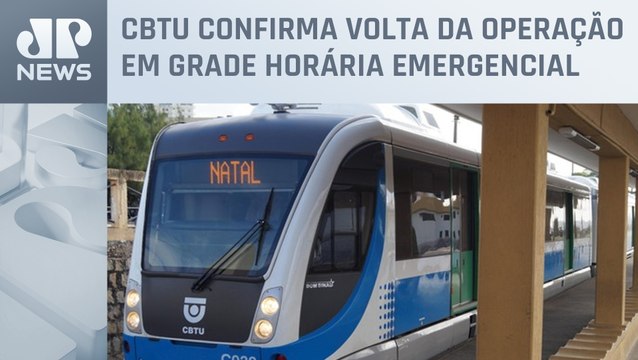 Trens urbanos voltam a operar na grande Natal