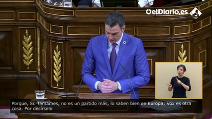 Sánchez, a Tamames: "No ha sido la mejor idea de su vida"