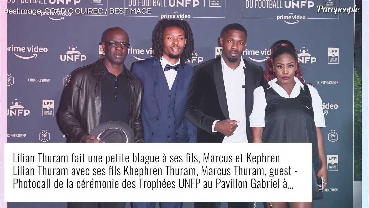"Regarde papa !" : Lilian Thuram très taquin avec ses fils Marcus et Kephren, la séquence fait le buzz !