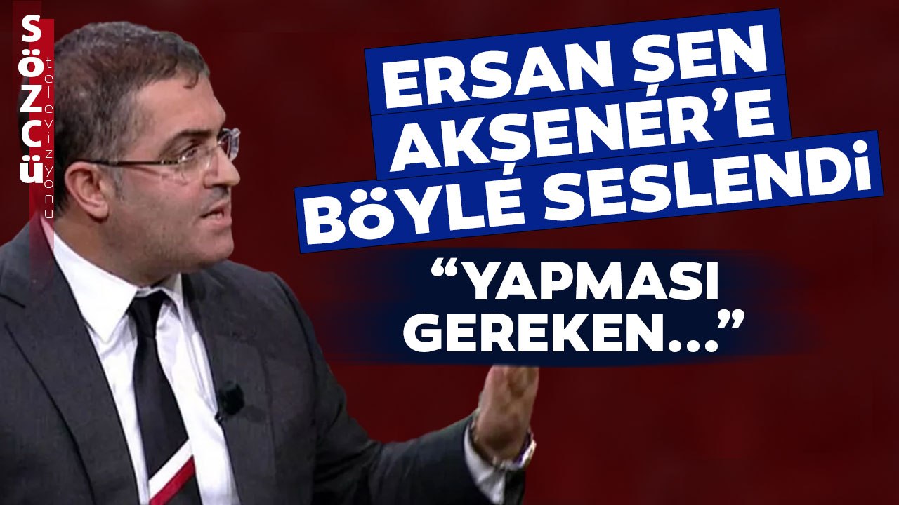 Ersan Şen Meral Akşener'in Yapması Gereken Diyerek Açıkladı! "Eşitlik Sağlanacaksa..."