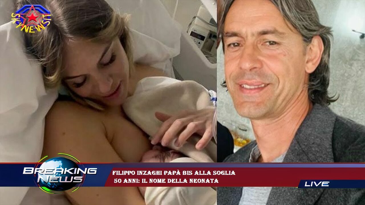 Filippo Inzaghi papà bis alla soglia  50 anni:...