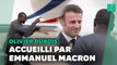 Emmanuel Macron accueille Olivier Dubois à Paris après sa libération