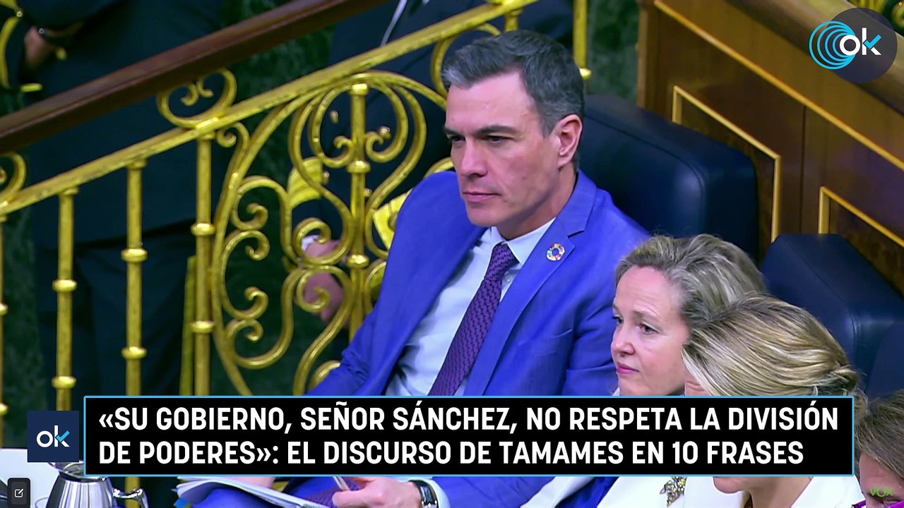 «Su Gobierno, señor Sánchez, no respeta la di...