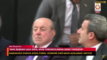 Galatasaray Başkanı Dursun Özbek'ten 'VAR' tepkisi!