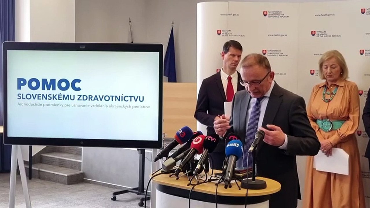ZÁZNAM: Podmienky na uznávanie vzdelania ukrajinských pediatrov sa zjednodušia
