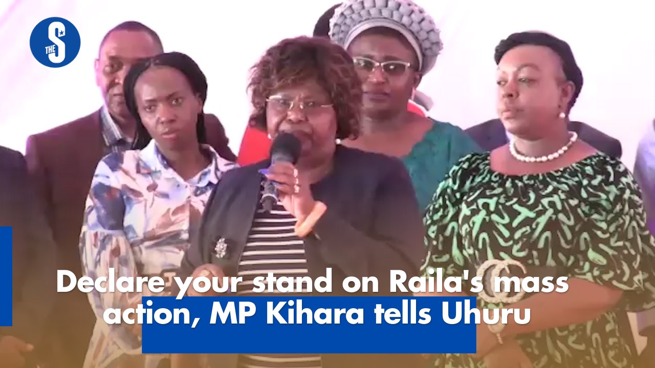 Declare your stand on Raila's mass action, MP K...