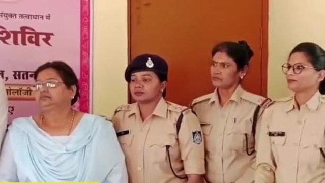 सतना: सिविल लाइन स्थित महिला थाने में आयोजित हुआ महिला नेत्र परीक्षण शिविर