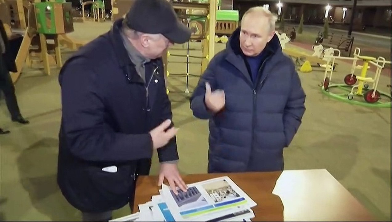 Putin auf Sightseeing-Tour in Mariupol