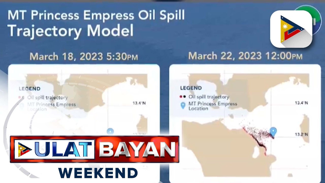 Pagtagas ng langis mula sa lumubog na MT Princess Empress, patuloy