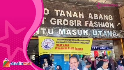 Euforia Jelang Ramadan, Pasar Tanah Abang Ramai Pengunjung