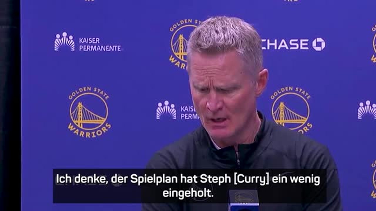 Kerr über Curry: 'Seine Beine waren nicht da'