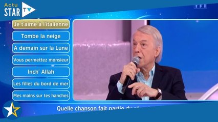 Cette grosse bourde de Salvatore Adamo, invité surprise des 12 Coups de Midi, qui a fait une fausse