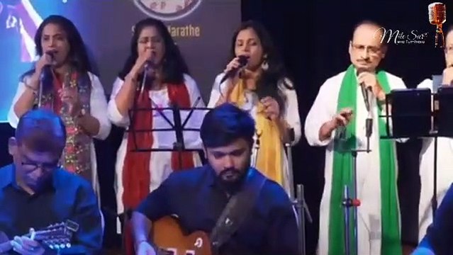 Parbat Ke Us Paar | Rafi aur Lata Mangeshkar Ki Yaden | Anil Bajpai & Sangeeta Melekar Live Cover Performing Romantic Love Song ❤❤ Jaya Prada Ultra Bollywood Saregama Mile Sur Mera Tumhara/मिले सुर मेरा तुम्हारा