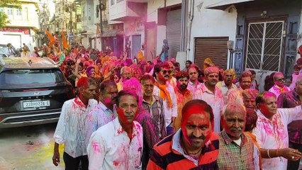 Video...कचेरी तेली समाज ने निकाली शोभायात्रा