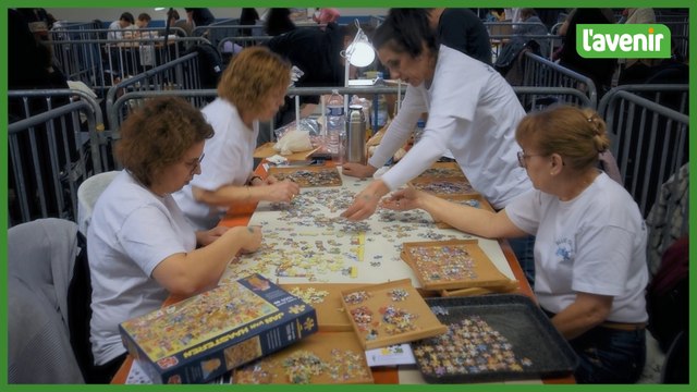 130 équipes ont bataillé ferme pour assembler des milliers de pièces.