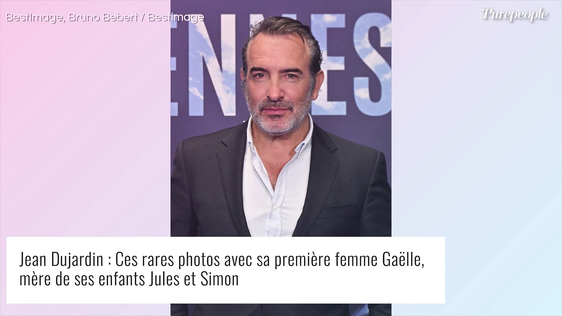Jean Dujardin : Ces rares photos avec sa première femme Gaëlle, mère de ses  enfants Jules et Simon - Vidéo Dailymotion
