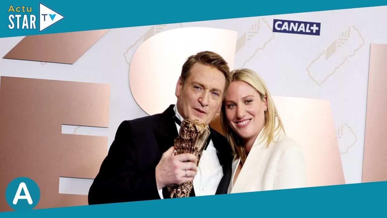 César 2023 : Benoît Magimel à nouveau sacré, sa femme Margot Pelletier affiche un décolleté sensatio