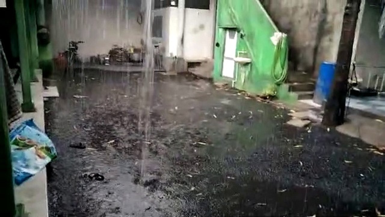 बेमौसम की बारिश, फसलों पर गिरे ओले, नुकसान की आशंका