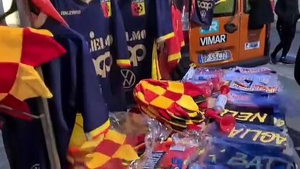 I festeggiamenti a Catanzaro per la promozione in serie B