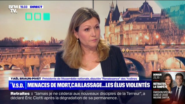 Dégradation de permanences de députés: Nous avons une démocratie qui ne va pas bien , affirme Yaël Braun-Pivet