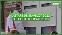 Laetare de Stavelot 2023: les colleurs d'affiches