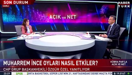 CHP’li Özel’den Muharrem İnce çıkışı