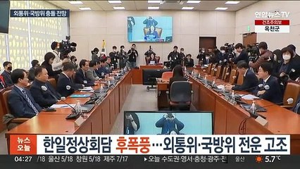 한일정상회담 후폭풍…외통위ㆍ국방위 전운 고조