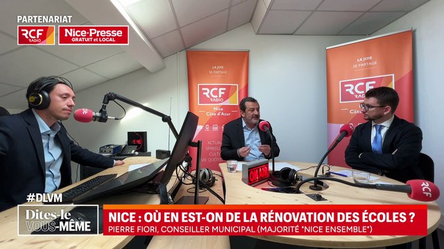 Rénovation des écoles de Nice, abbaye de Roseland : l'élu Pierre Fiori est l'invité de Nice-Presse et RCF Radio