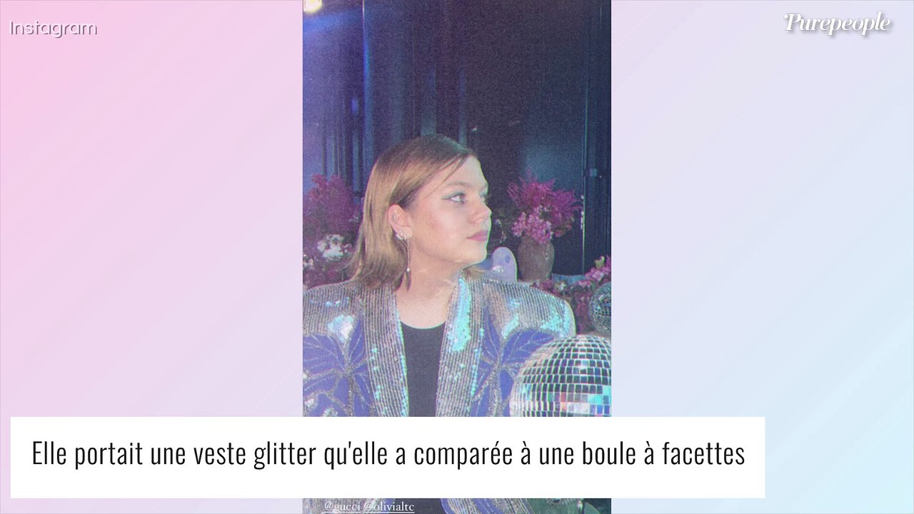 Louane s'éclate dans un look "boule à facettes", son compagnon Florian Rossi réquisitionné avec Stromae