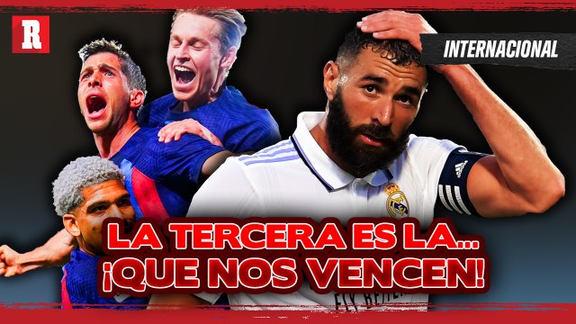 Real Madrid PIERDE ante el BARCELONA por TERCERA vez CONSECUTIVA