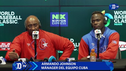 Declaraciones del Mánager de Cuba antes el juego contra EEUU