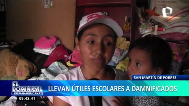 Emergencia por lluvias: colectivo Corazones Solidarios lleva útiles escolares a niños afectados