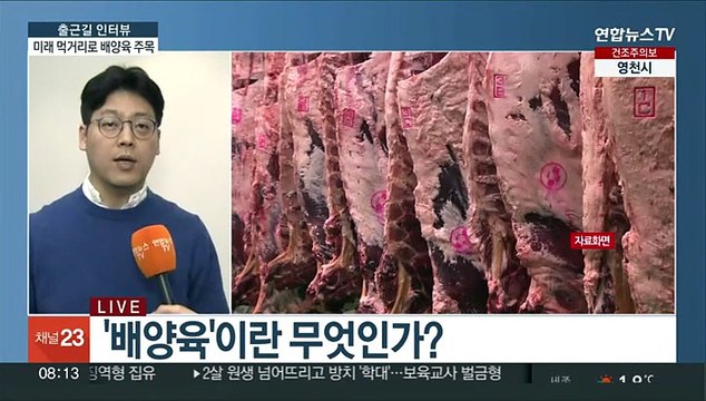 [출근길 인터뷰] '채끝살'만 따로 키운다…배양육이 뭐기에?