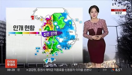 [날씨] 서쪽 중심 초미세먼지↑…수도권 미세먼지 저감조치