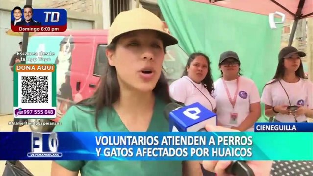 Cieneguilla: Realizan campaña veterinaria para atender a mascotas afectadas por huaicos