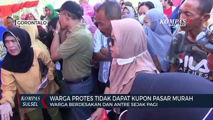 Warga Protes Tidak Dapat Kupon Pasar Murah