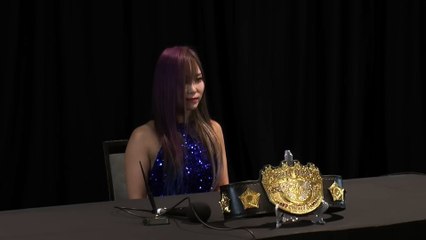 Merecedes Mone and Kairi - Battle in the Valley Press Conference