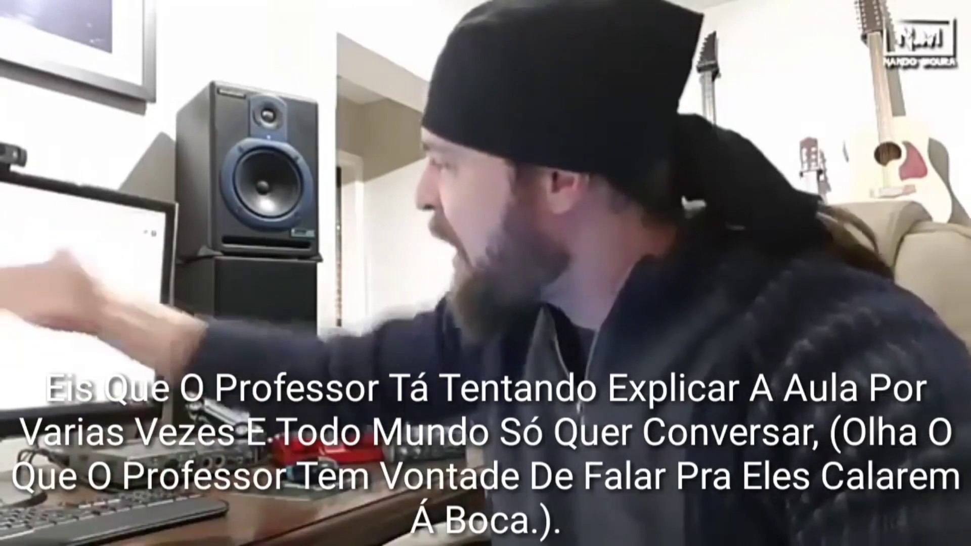 Meu 04°Meme (Feito Por Mim.), Eis Que O Professor Tá Tentando Explicar A Aula Por Várias Vezes.