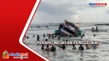 Diterjang Gelombang Pasang, Perahu Nelayan di Polewali Mandar Tenggelam